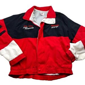 VTG 1993 USSSA‎ State Championship Motorcraft Racing Ashley USA Jacket Men M Red